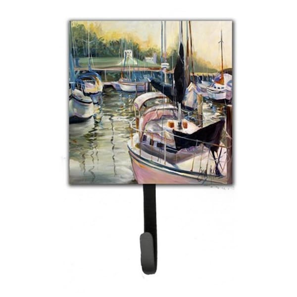 Jensendistributionservices Black Sails Sailboats Leash & Key Holder MI1719794 - main